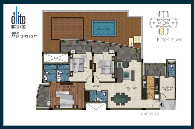 Floor Plan The Elite Residence